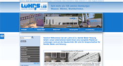 Desktop Screenshot of luehrs-kleinbad.de